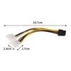 1/2/5 Stück 8-Pin-Grafikkarte Stecker auf Dual 4-Pin Buchse Videokarte Stromkabel Motherboard Stromerweiterungsadapterkabel