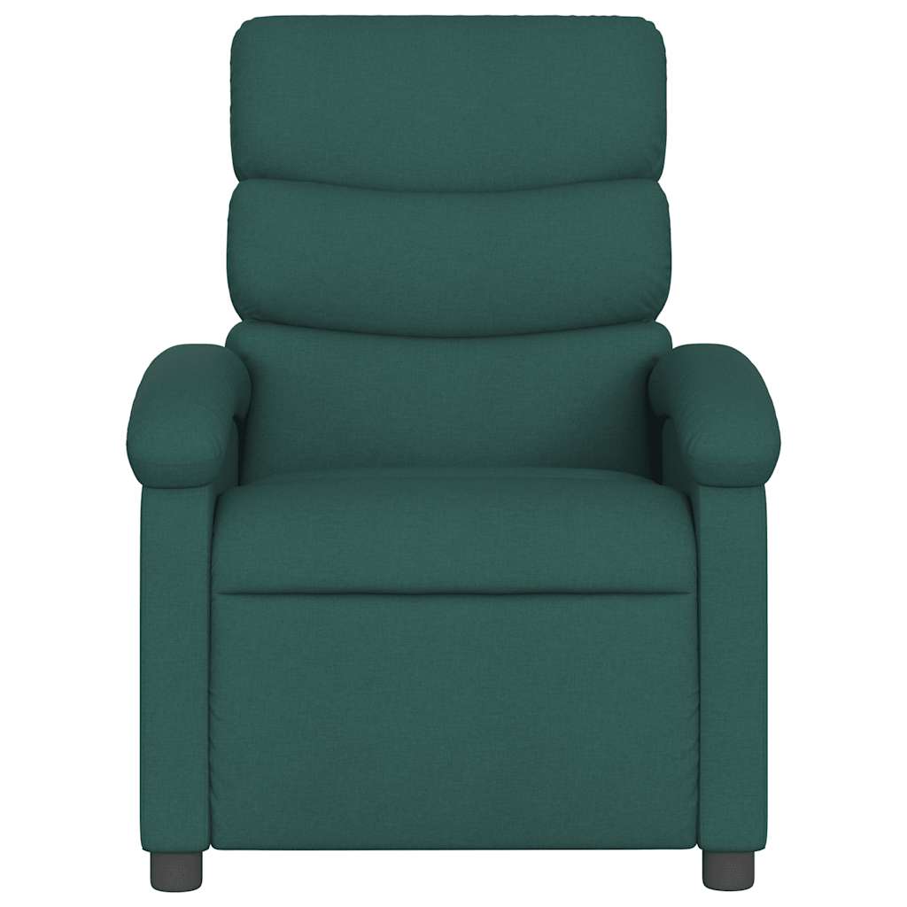 Massage Chair Dark Green Fabric