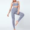 2-teiliges Set Damen Crop-BHs Stretch Slim Pants Set Sexy zweiteiliges Set Trainingsanzug Damen Yogahose