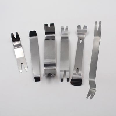 6 Stuks/Set Auto Roestvrij Staal Audio Demontage Sierlijst Wrik Handgereedschap Kit