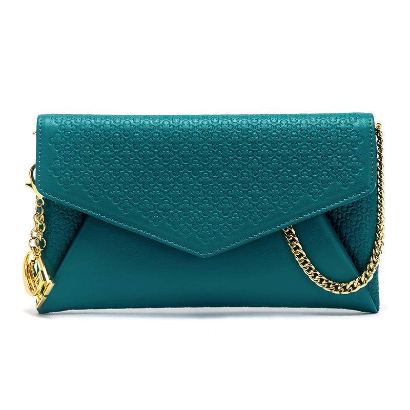 CHCH Women s Banquet Bag Summer New Flip Cover Bag Simple Women s Shoulder Bag озеро синий