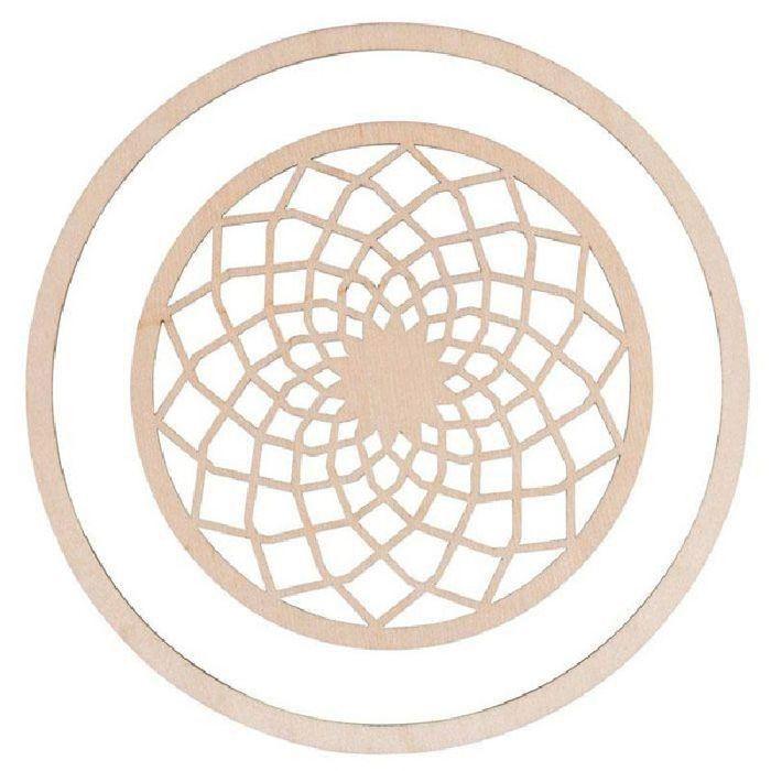 Wooden Discs - Rayher - Dream Filigree - 7 To 18 Cm - 3 Mm Thick - Decorative Objects
