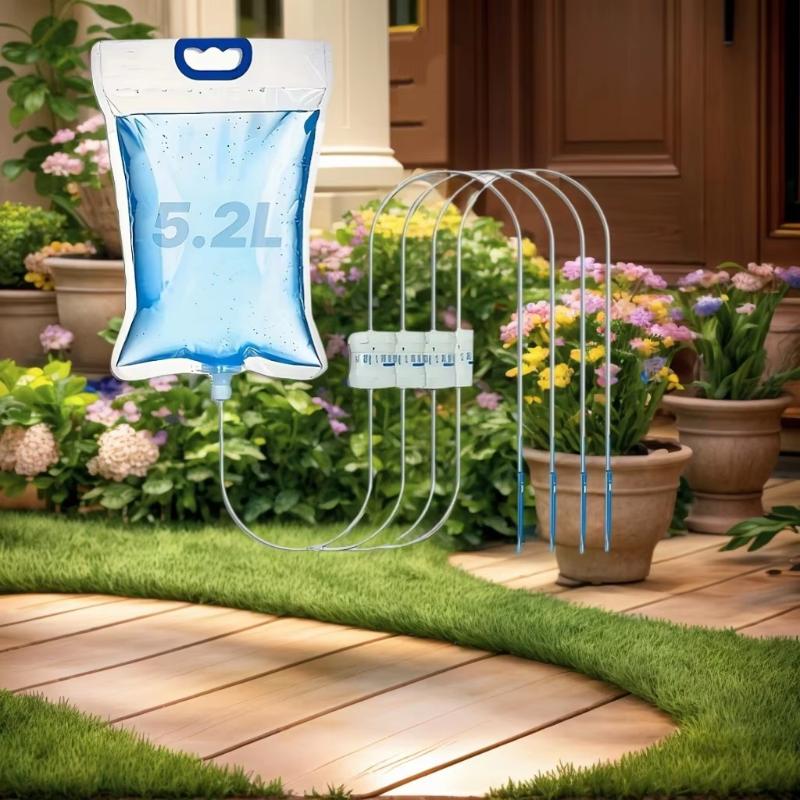 52L/65L Automatic Plant Watering Drip Bag Leakproof Adjustable Flow for Home Garden Vacation Use