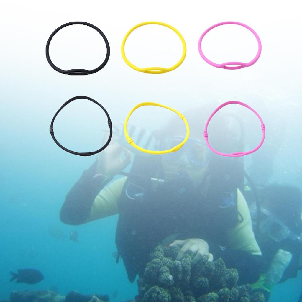 22inch Diving Regulator Holder Necklace, Silicone Supplies for Divers