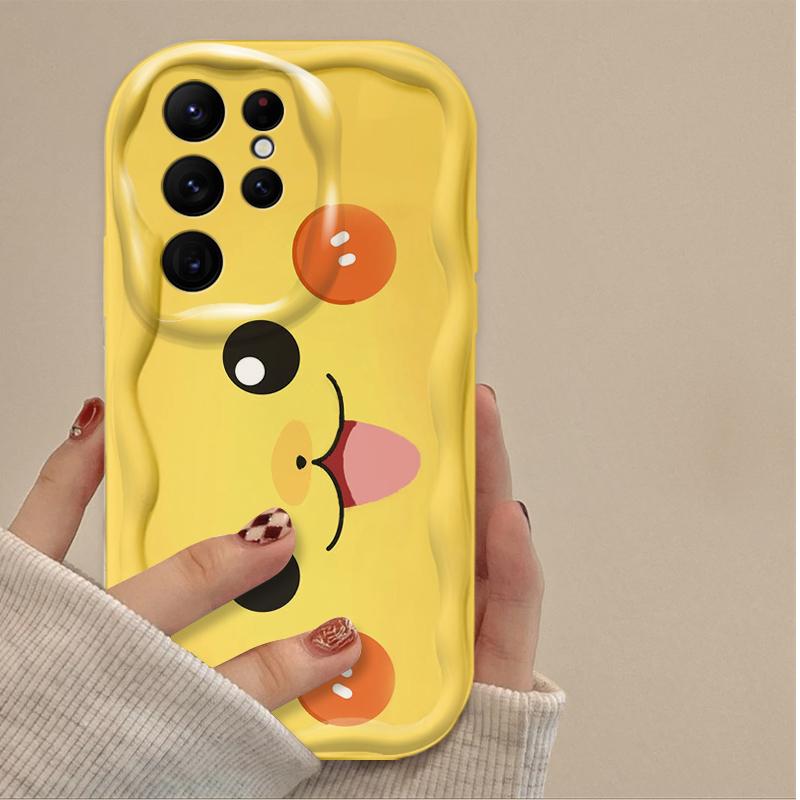 

Мультяшный Чехол-Брелок P-Pokemon Charmander для Samsung Galaxy S24 Ultra S23 S22 Plus S21 S20 FE A25 A55 A35 5G Силиконовый Ударопрочный Funda S22