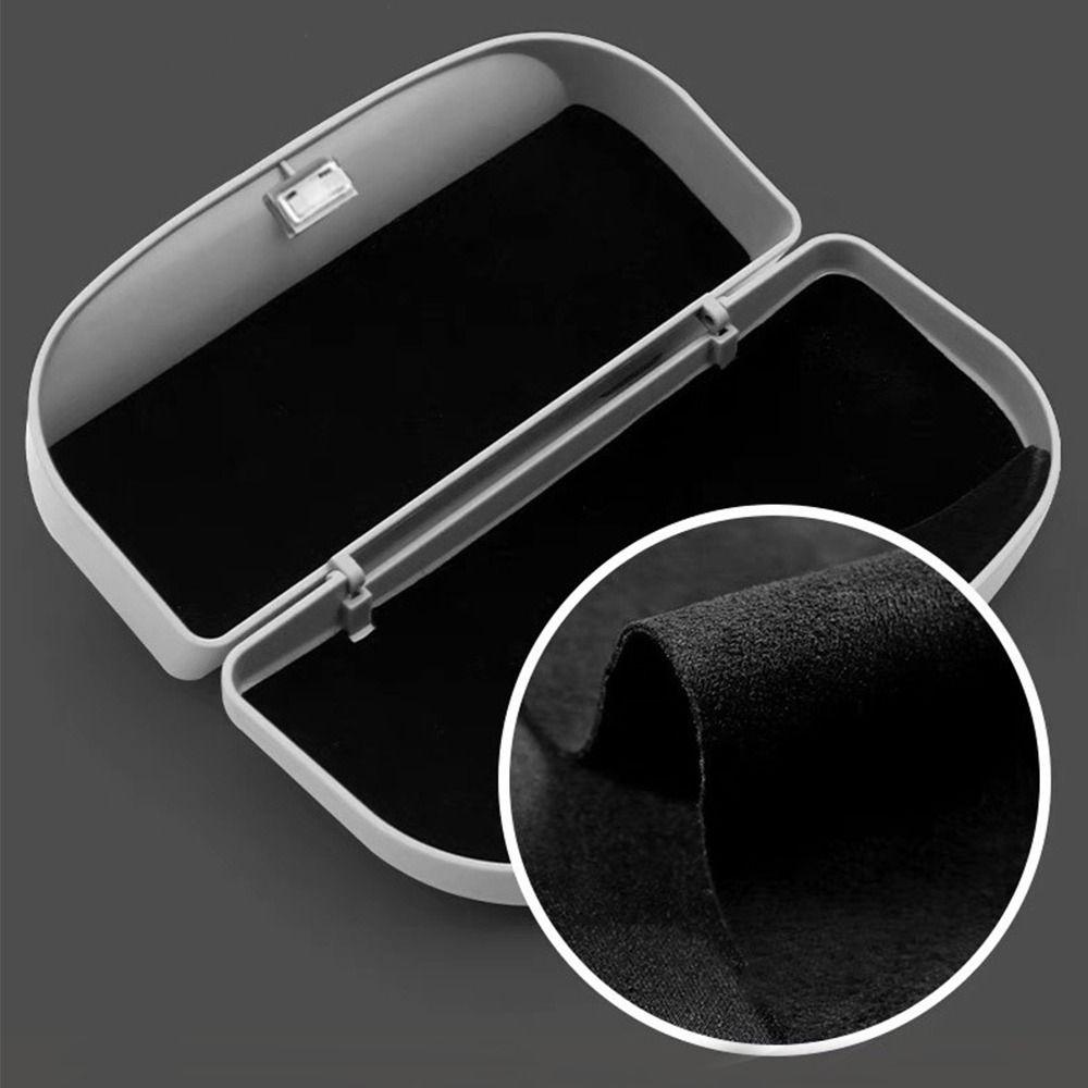 Portable Car Glasses Box Compact Driving Glasses Holder Fashion Car Sunglasses Case  Car