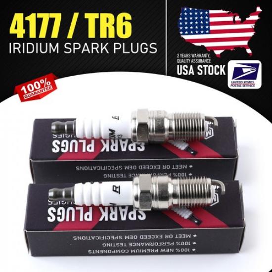 4 pcs For NGK 4177 / TR6 Performance Iridium Spark Plugs Fit For LS1 LS2 Engine