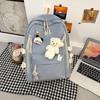 Large Women's Cute Japanese Style Backpack, Korean-Inspired, Versatile for Middle School Students