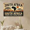 Vintage Easter 8x12 Tin Sign, South African Landscape, Flat Reusable Metal Wall Art for Farmhouse