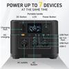 Portable 1200W/1008Wh Power Station, 1008Wh LiFePO4 Battery LCD Display for RV, Outdoor & Mobile Work