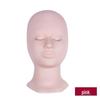Realistic Silicone Mannequin Head for Eyelash Extension Practice with Removable Eyelids