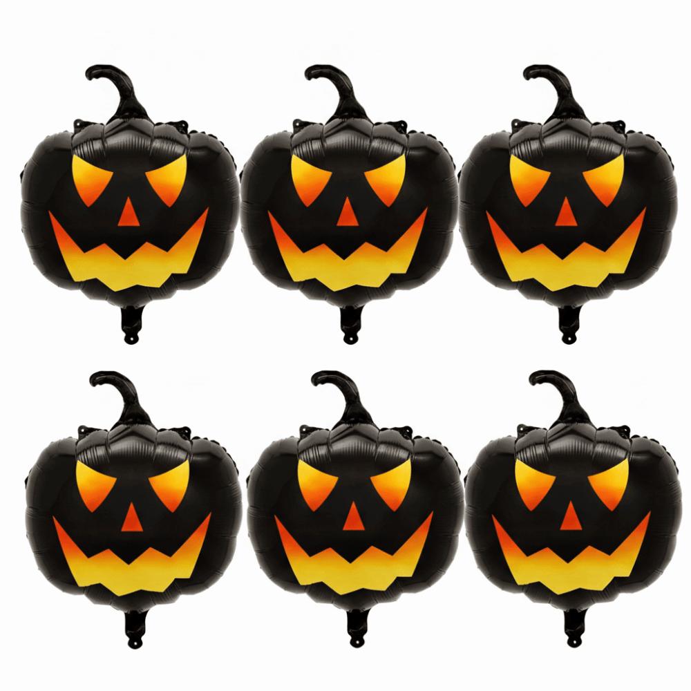 Skulls Halloween Balloons Double-sided Pumpkin Head Balloons Pumpkin Balloons Home Decoration
