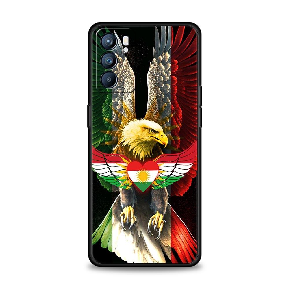 K-Kurdistan Flag Phone Case For Oppo Reno13 Reno12 Reno11 F Reno10 Pro A54 5G Find X5 A53 A52 A9 A17 A78 4G A79 A80 A98 Cover