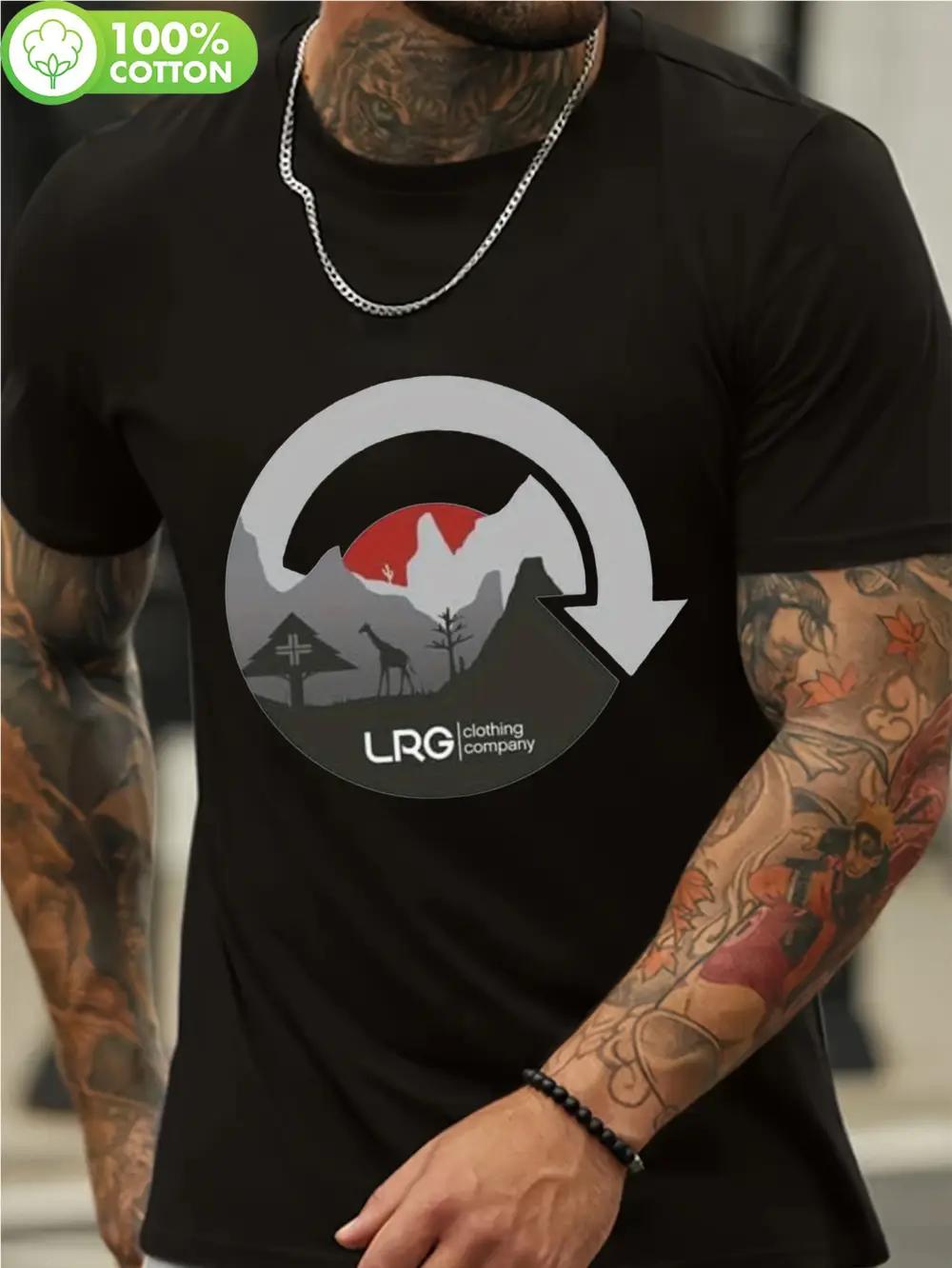 

Breathable 100% Cotton T-shirt - Valley Bike Print Crew Neck Short Sleeve Tee for Outdoor Hiking S