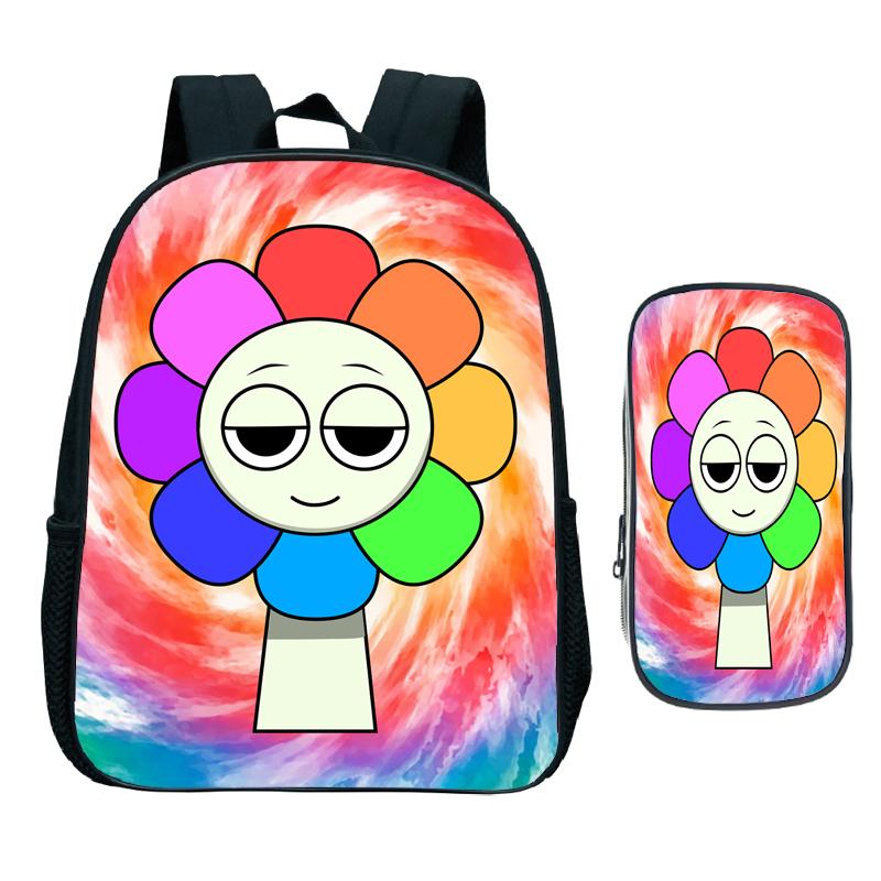 2 szt. Plecak przedszkolny Dandy's World Plecak szkolny z kreskówką dla dzieci do przedszkola dla małych dzieci, artykuły szkolne, torby dla niemowląt