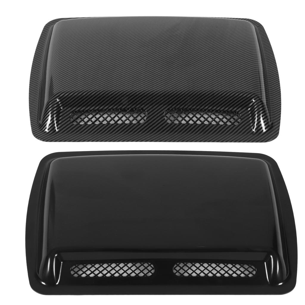 Hood Scoop Vent Bonnet Cover Decorative Air Flow Intake Covers with Self Adhesive Design for Cars Hood Scoop Vent Bonnet Cover