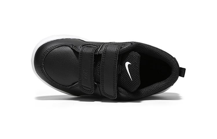 Nike Pico 4 Abrasion Resistant Low top Toddler Shoes Black White Infant And Toddler 454501-023
