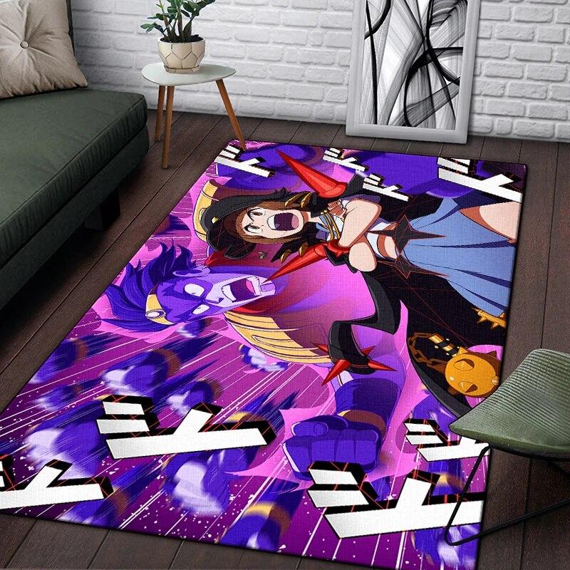 Jojo Anime Beautiful Painting Carpet for Living Room Large Area Rug Black Soft Carpet Home Decoration Mats Boho Rugs Picnic