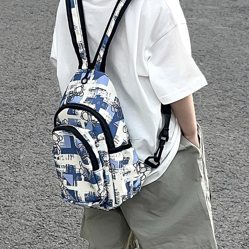 Trendy 2024 Children's Chest Bag Stylish Boys And Girls Crossbody Waterproof Backpack