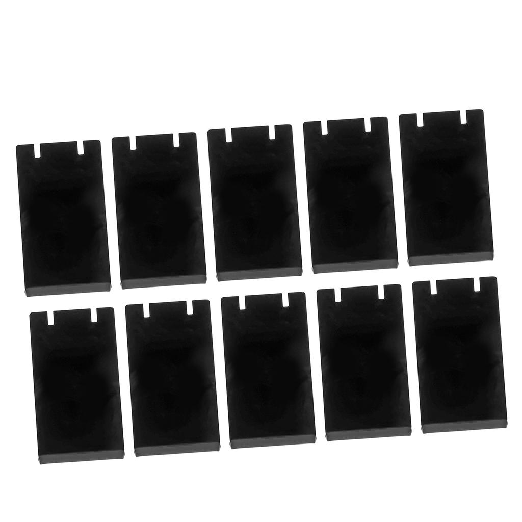 10 Stück Acryl Ohrringhalter Organizer Ohrstecker Schmuckaufbewahrung Präsentationsständer Vitrine Ohrringe