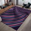 3D Abstract Carpet Color Lines Carpet Living Room Tea Table Visual Carpet Mat