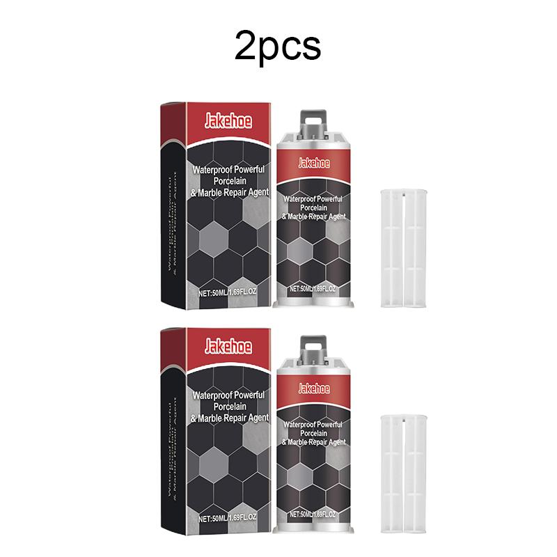 Jakehoe Fliesenreparaturkleber Haushalt Badezimmer Fliesen Bodenfliesenreparatur Marmor AB Reparatur Wasserdichter Kleber