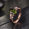 Lindon Classic Copper Alloy Zircon Ring Ladies Jewelry Wedding Promise Party Gift