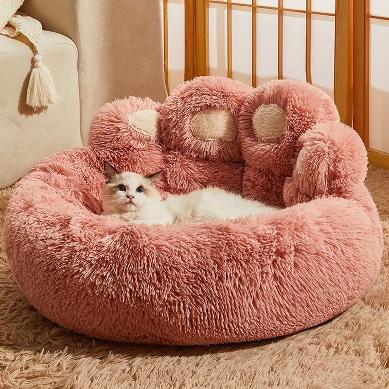Fluffig Hundsäng Stor Husdjursprodukter Hundsängar Liten Soffa Korgar Husdjur Kennel Mat Valp Katter Tillbehör Korg Filt Tillbehör
