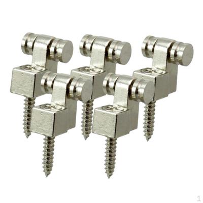 5 stück Eisen Mini Gitarre Roller String Bäume Retainer Chrom für Elektrische Teile Musical