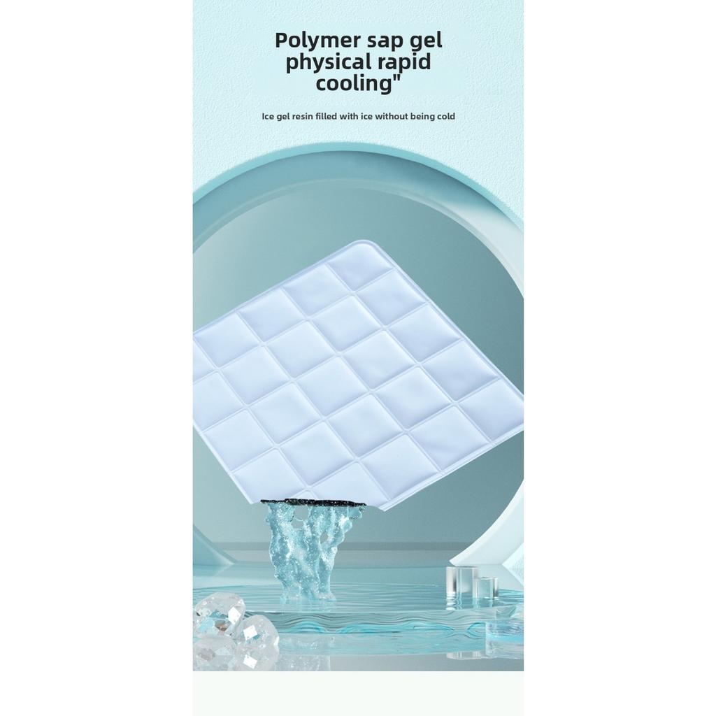 Breathable Mesh Cooling Pad for Cats and Dogs - Summer Ice Slippery Fabric, Rectangular Pet Bed To Keep Pets Cool and Comfortable, Dog Cooling Pad