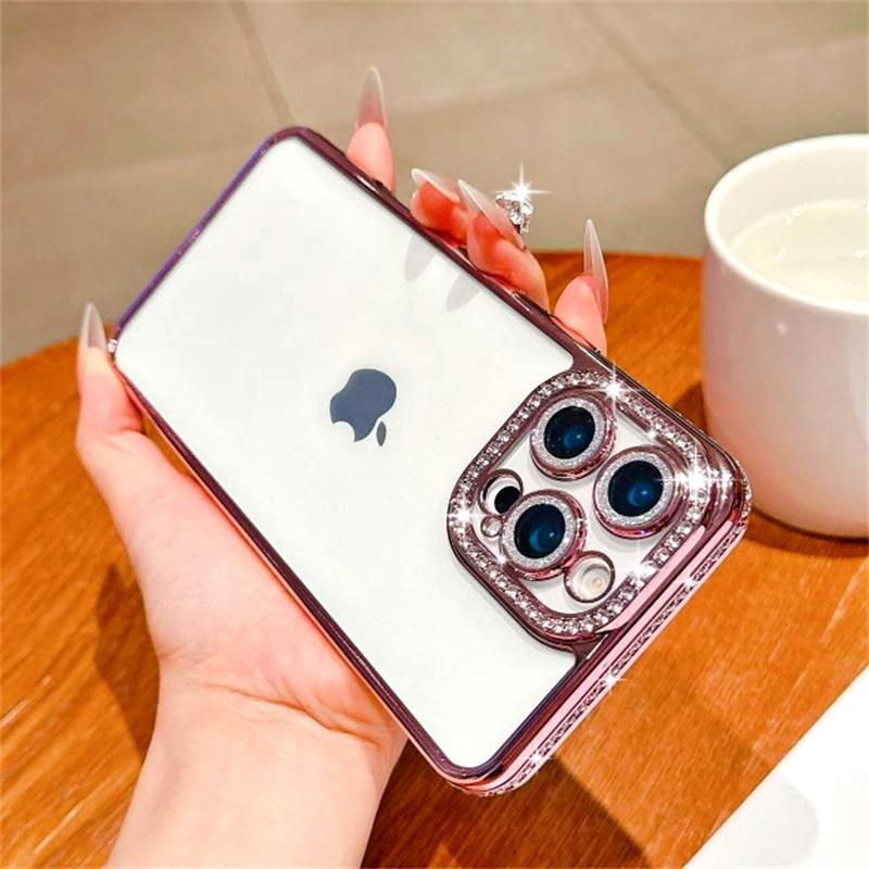 Glitzer Diamant Hülle für iPhone 16 15 Pro Max 14 Plus 13 12 Hülle Samsung Galaxy S25 Edge S23 Ultra S24 FE A56 A36 A26 A16 A55 A35 A25 A15 A54 A34 A14