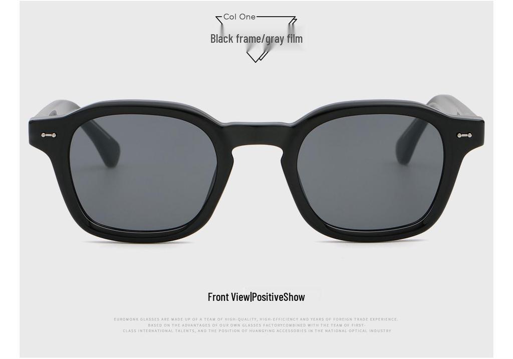 European and American Style Personalized Propionate Sunglasses