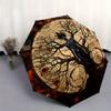 DIAMAV CONER: L'Arbre de Vie, Parapluie Impression d'Art Édition Limitée, Parapluie Mignon avec Design Mignon, Parapluie Compact Pliable 3 Plis Portable pour Hommes et Femmes,