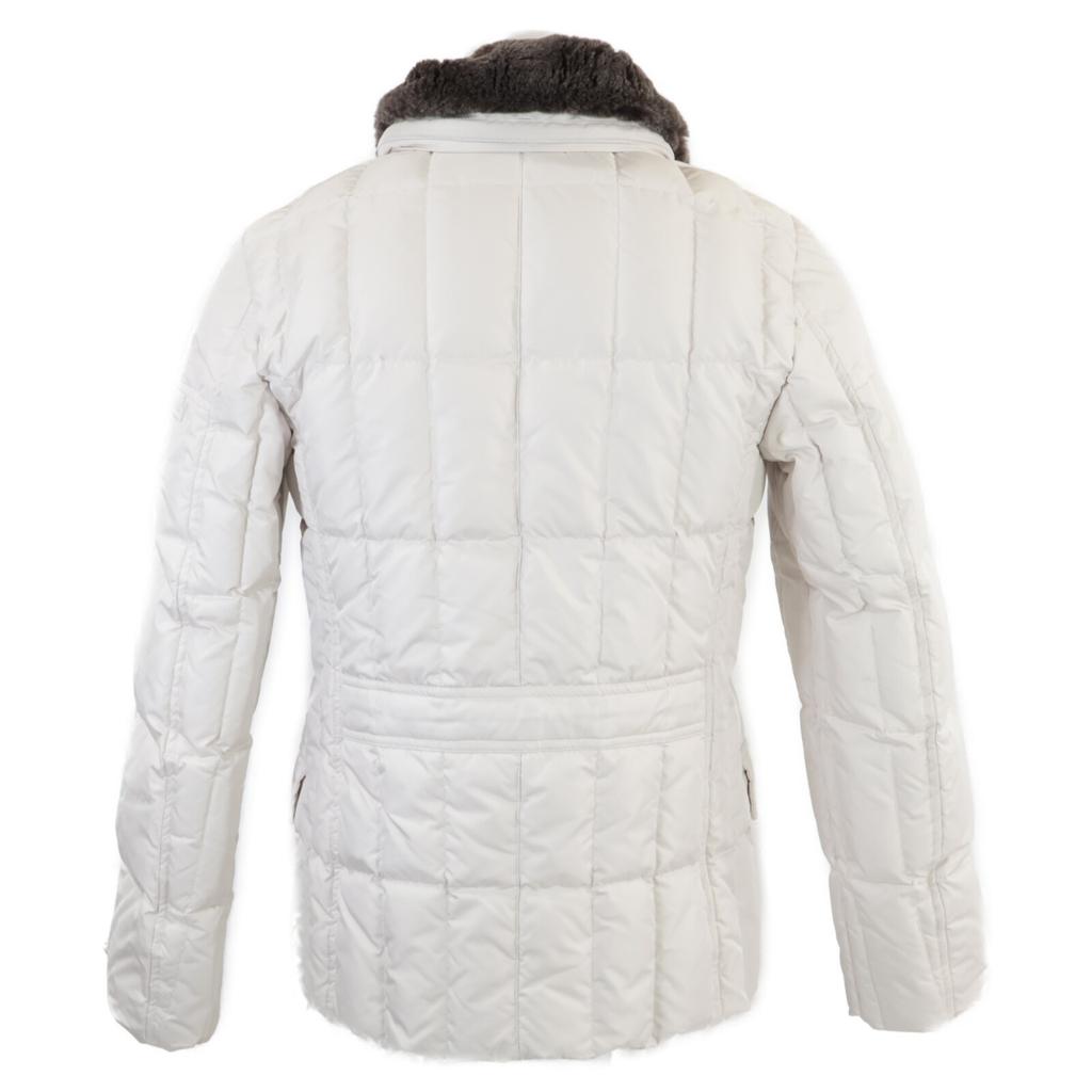 MOORER Excellent condition SIRO-KM fur collar double-breasted down jacket Jacket 46 whiteUsed