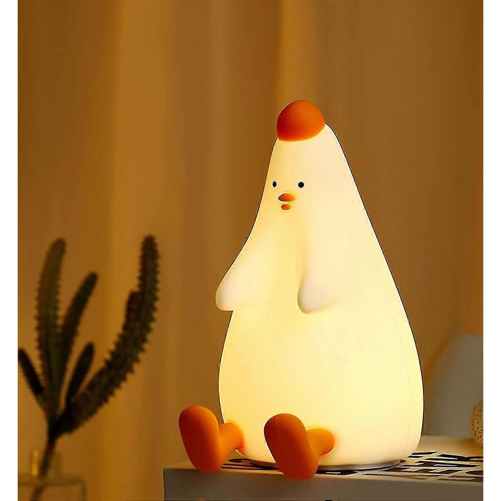 Chicken LED Night Light for Kids, White