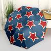 1 pièce Parapluie Pliant Mode Étoiles Cercle Ouverture/Fermeture Automatique avec 8 Baleines, Coupe-Vent Portable, Usage Quotidien168