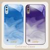 Ink wash connotation blue For Samsung A01 A02 03 Core 04 05 06 10 12 13 14 5G 15 16 M02 12 Note 8 9 10 20 glass Ultra phone case