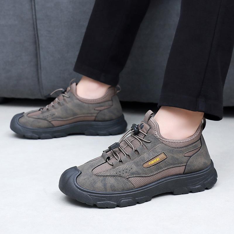 Shoes men's new winter hair generation men's shoes non-slip and wear-resistant sports snow boots comfortable velvet warm boots