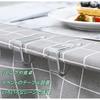 40 Transparent Tablecloth Clips, Fits 2-3.5cm Tabletops, Plastic Tablecloth Stoppers