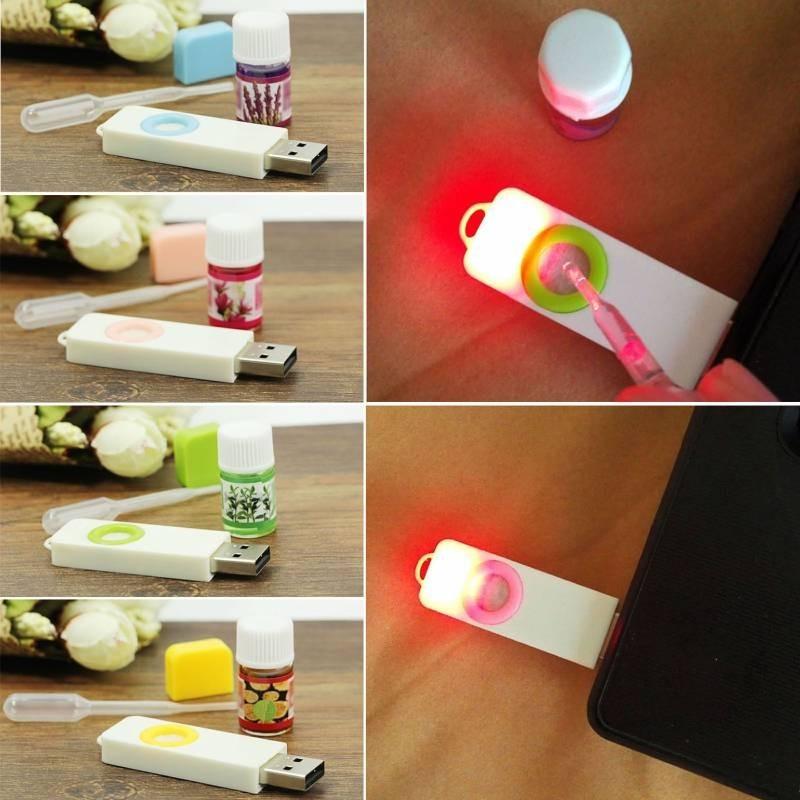 Premium Usb Scent Diffuser Car Air Freshener Mini Aromatherapy Gift White Gold