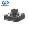 Black Eco-Friendly 12x12 Multi-Height Direct Plug-in 4-Pin Tactile Button Switch