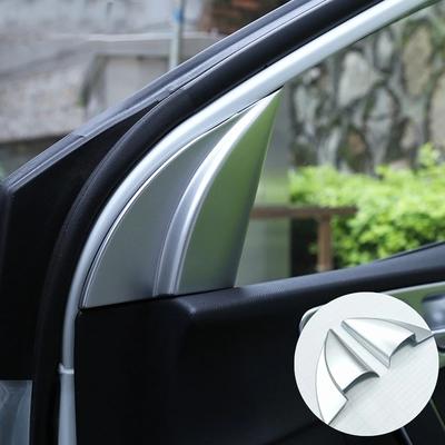 For Kia Sportage 4 QL 2016 2017 2018 ABS Chrome Front Door Window Triangle A Colum Cover Trims Inner Car Accessories