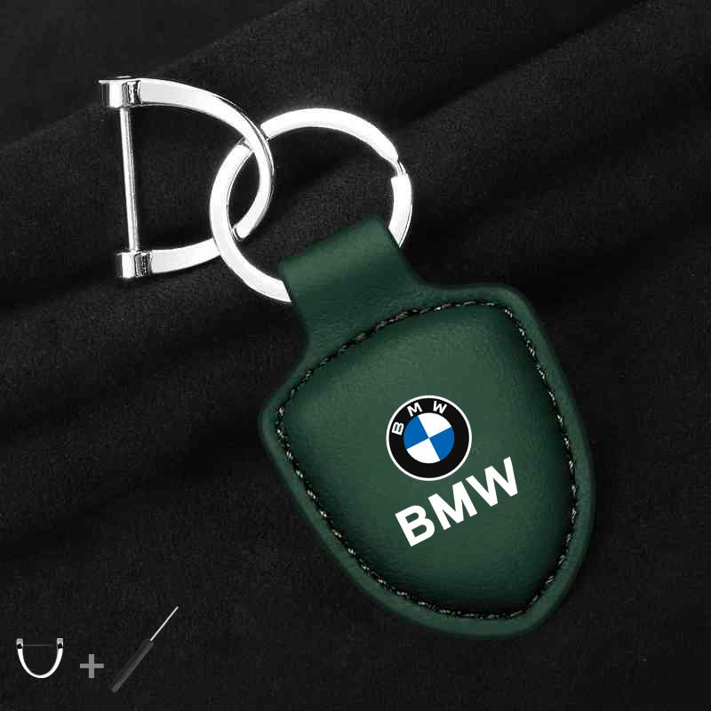 For BMW Performance E46 E90 E60 F20 X1 F10 F30 X3 E70 E39 Accessories Car Shield Leather Keychain Key Ring Pendant Holder Gift gzdf57