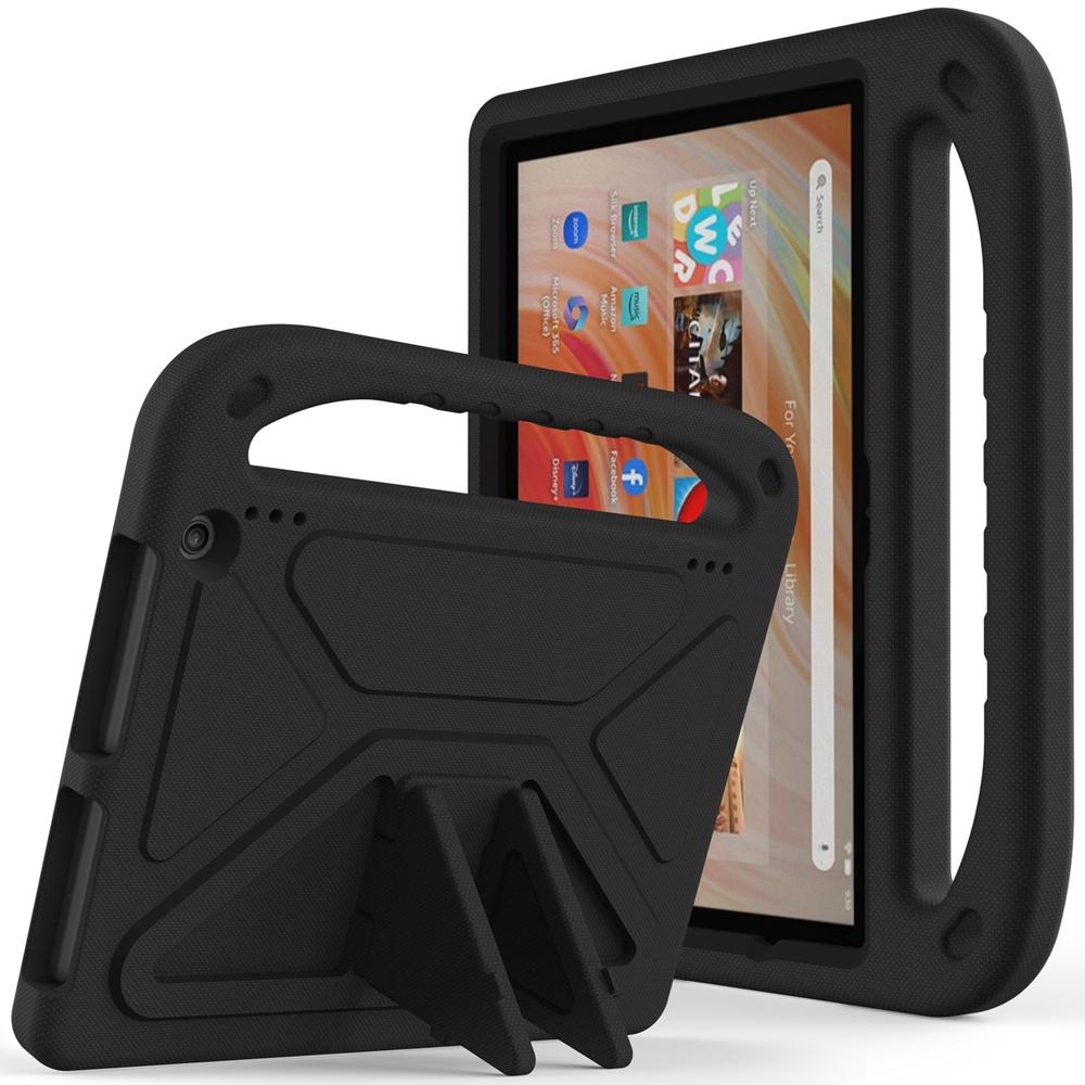 Для Amazon Fire HD 10 HD10 Plus Max 11th 13th Gen 2021 2023 чехол EVA портативный противоударный детский чехол-подставка с ручкой Fire Max 11 2023 чёрный