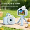 New Anti-Shake Children's Dual Camera with Stand - HD Beauty Mode, Perfect Baby Gift