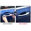 Krom Vänsterstyrd Yttre Dörrhandtag Cover Trim För Mercedes Benz E-klass W213 GLC X253 C-klass W205 Tillbehör-A99D