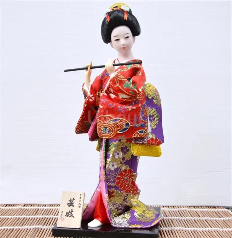 Geisha Japanese Kimono Doll Puppet Seafood Sushi Shop Restaurant Decorate Tool Cute Toy Embellishment Ornaments Gift Crafts 1-28