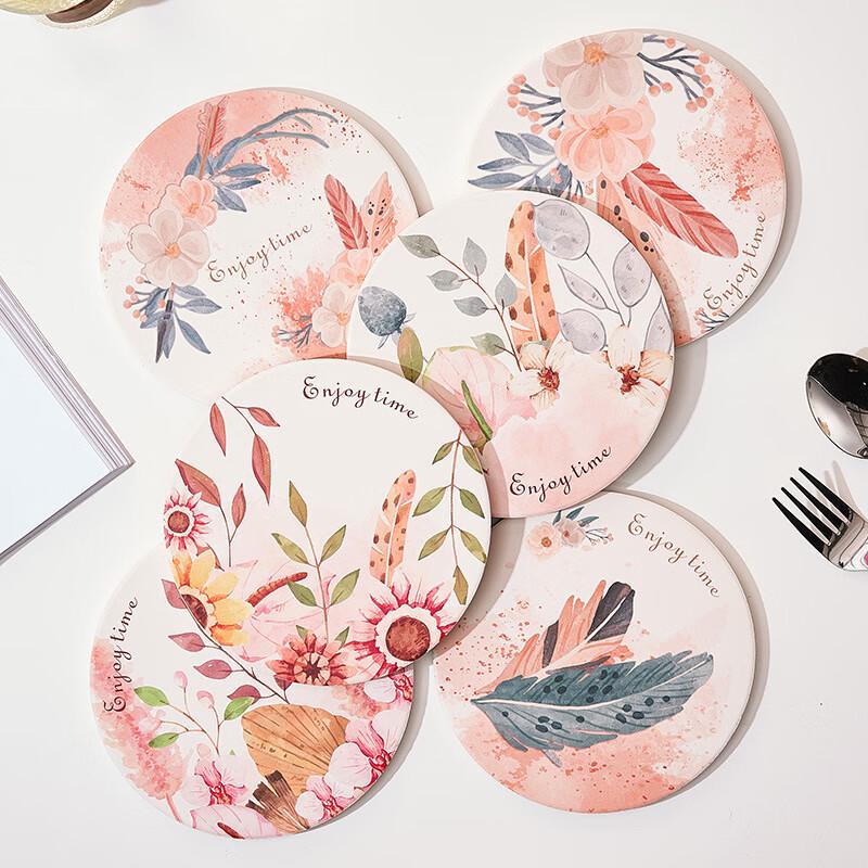 Floral Cork Heat Insulation Mat