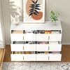 Elegant Sideboard with Modern Design, Chest of Drawers and Lots of Storage Space, Gold Handles
