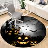 1pc Halloween Decorations Chair Carpet for Office Non-Slip, Machine Washable Rug for Office, Room - Holiday Decor, Machine Made yy251016073